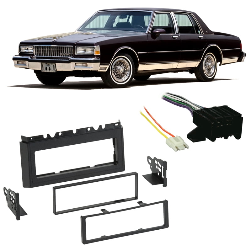fits chevy caprice 1985 1990 single din stereo harness radio installfits chevy caprice 1985 1990 single din stereo harness radio install dash kit walmart com